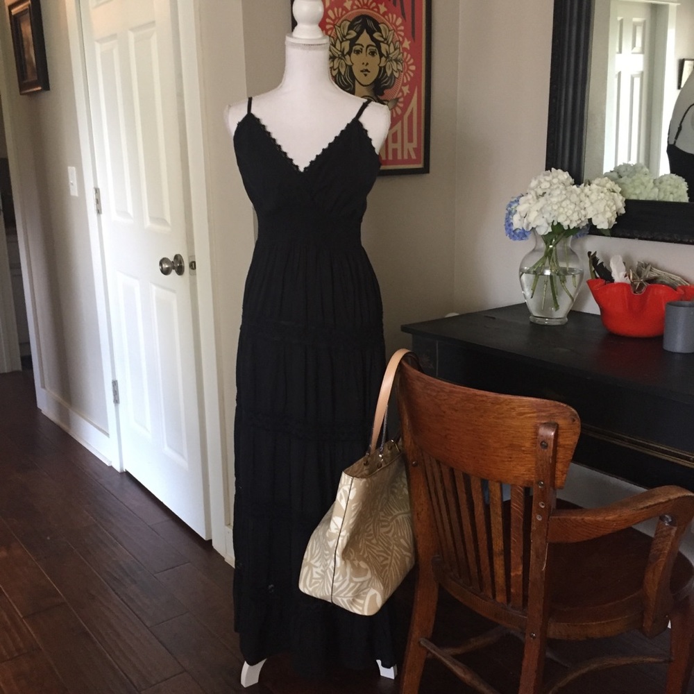 Stevie Nicks festival maxi sundress (deep cups!)